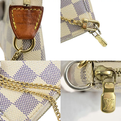 LOUIS VUITTON Mini Pochette Accessories Handbag – Damier Azur