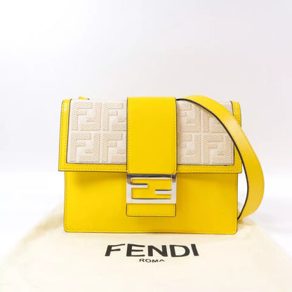 FENDI Flat Baguette Shoulder Bag