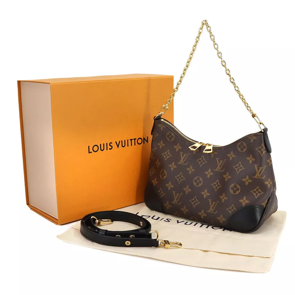 LOUIS VUITTON Monogram Boulogne 2way Shoulder Bag