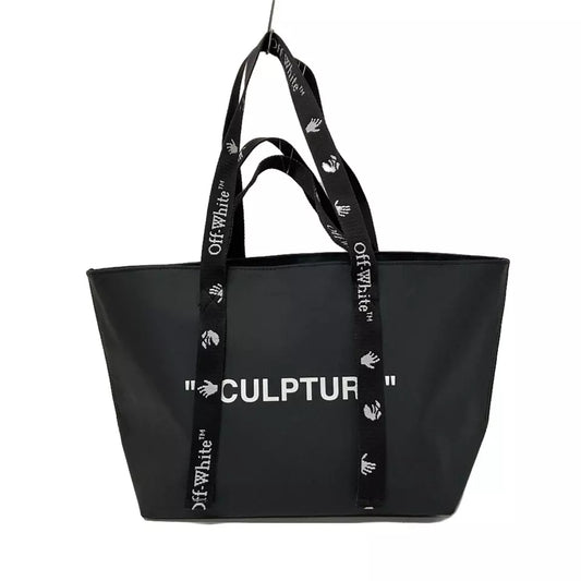 Off-White PVC Tote Bag