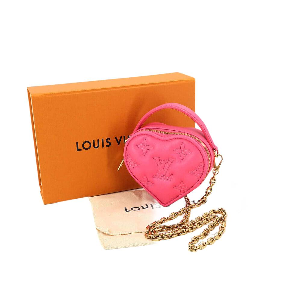 LOUIS VUITTON Bubblegram Pop My Heart Pouch Hand Shoulder Bag