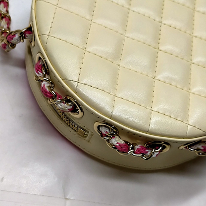 Chanel Crossbody Bag White Leather Lifesave La Pausa