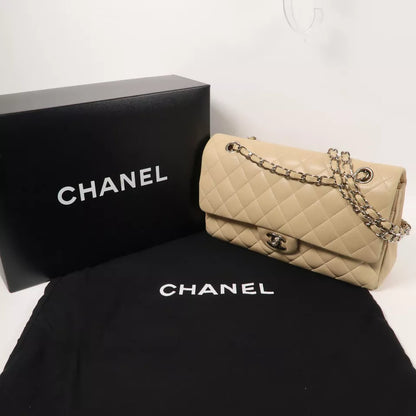 CHANEL Quilted CC SHW Chain Shoulder Bag