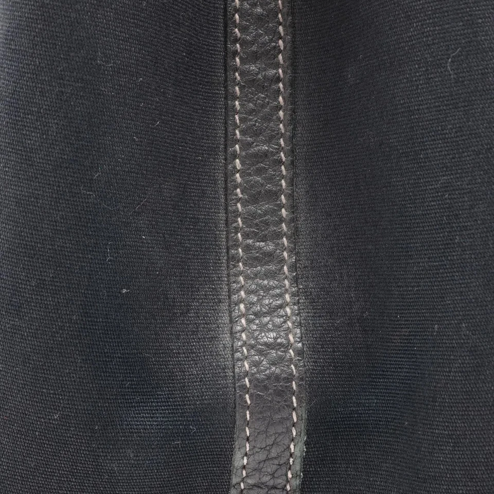 Hermès Garden Party 36 PM Twal Officie x Negonda Black Silver Metal Fittings J Stamp