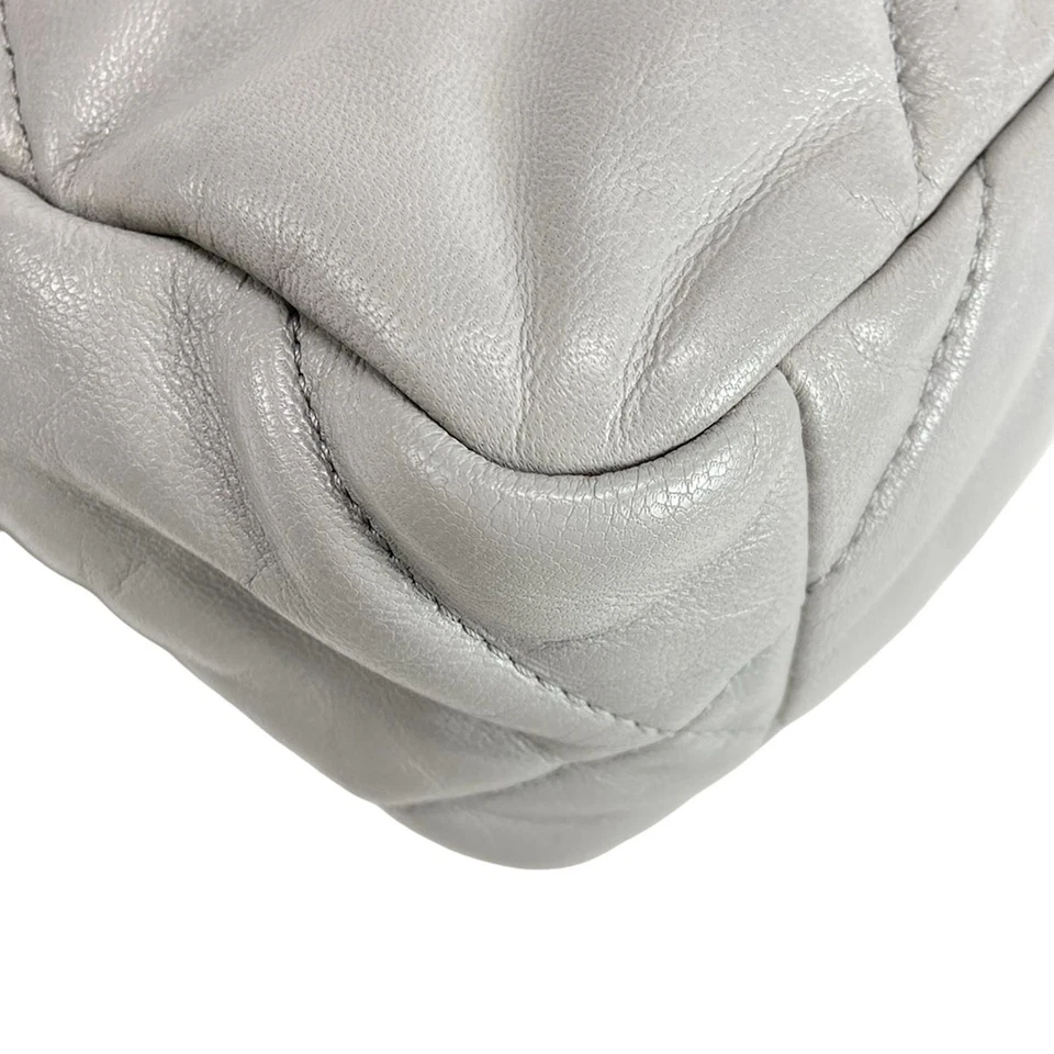 CHANEL CHANEL19 Gray Lambskin Shoulder Bag