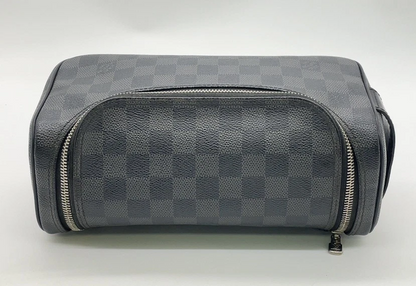 Louis Vuitton Damier Graphite Black Toiletry Pouch
