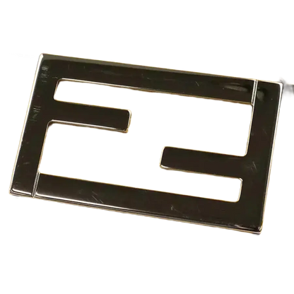 Auth FENDI Selleria Baguette Body Shoulder Bag Yellow Leather