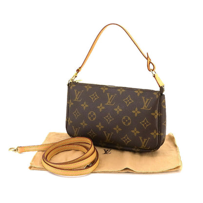 LOUIS VUITTON Monogram Pochette Accessoires Hand Shoulder Bag