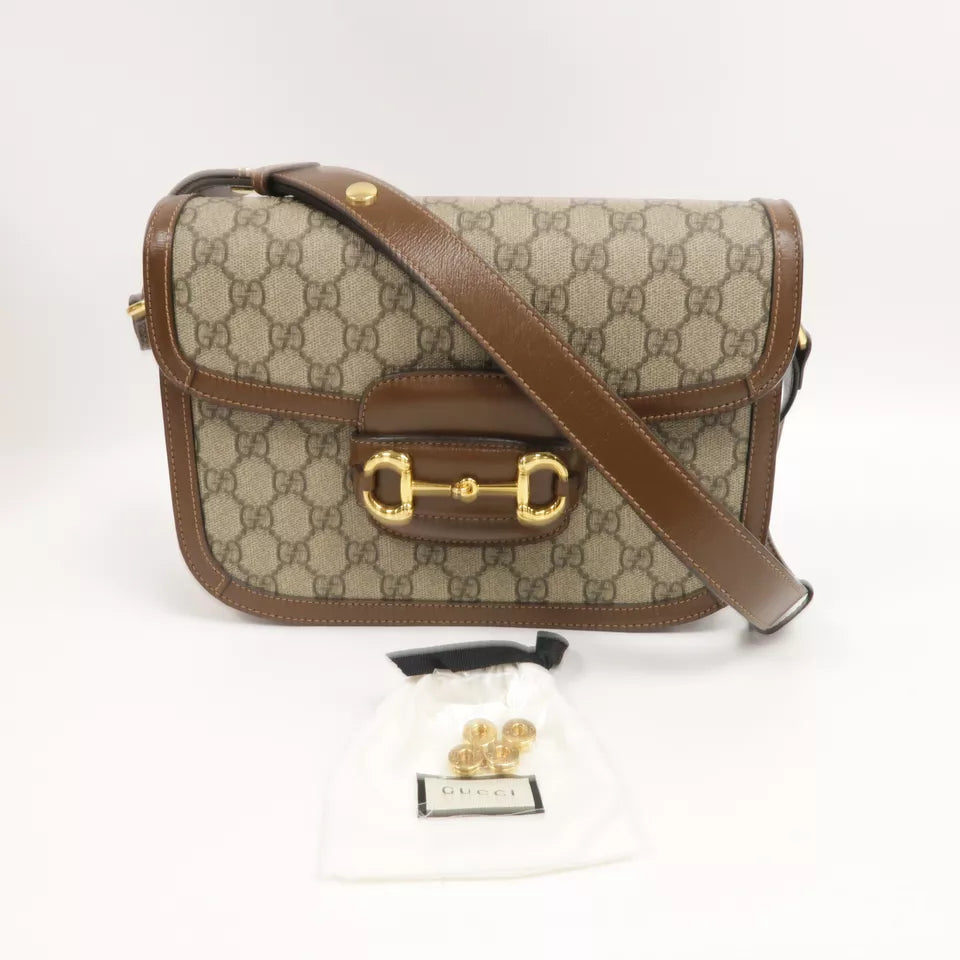 GUCCI GG Horsebit 1955 Shoulder Bag