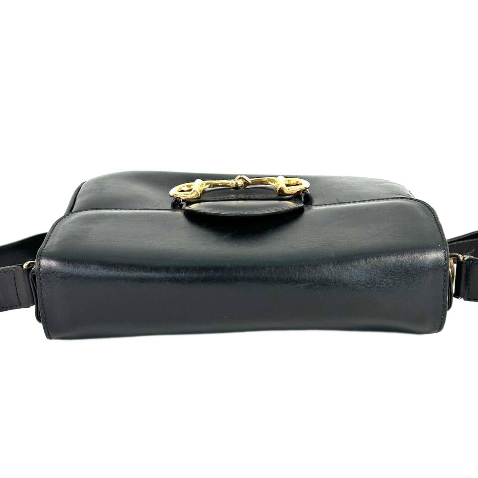Celine Horse Bit Shoulder Hand Bag Purse Authentic 343