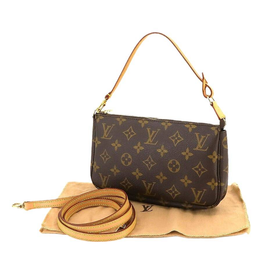 LOUIS VUITTON Monogram Pochette Accessoires Hand Shoulder Bag