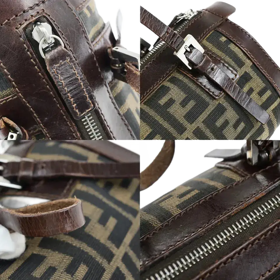 Fendi Logo Zucca Pattern Handbag