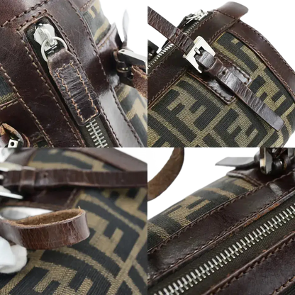 Fendi Logo Zucca Pattern Handbag