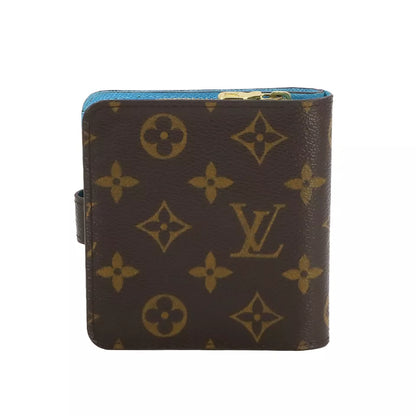 LOUIS VUITTON Monogram Groom Compact Zip Wallet