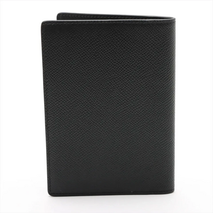 Balenciaga Leather Passport Case Black