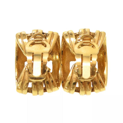 CHANEL CC Mark Earrings – Gold Metal