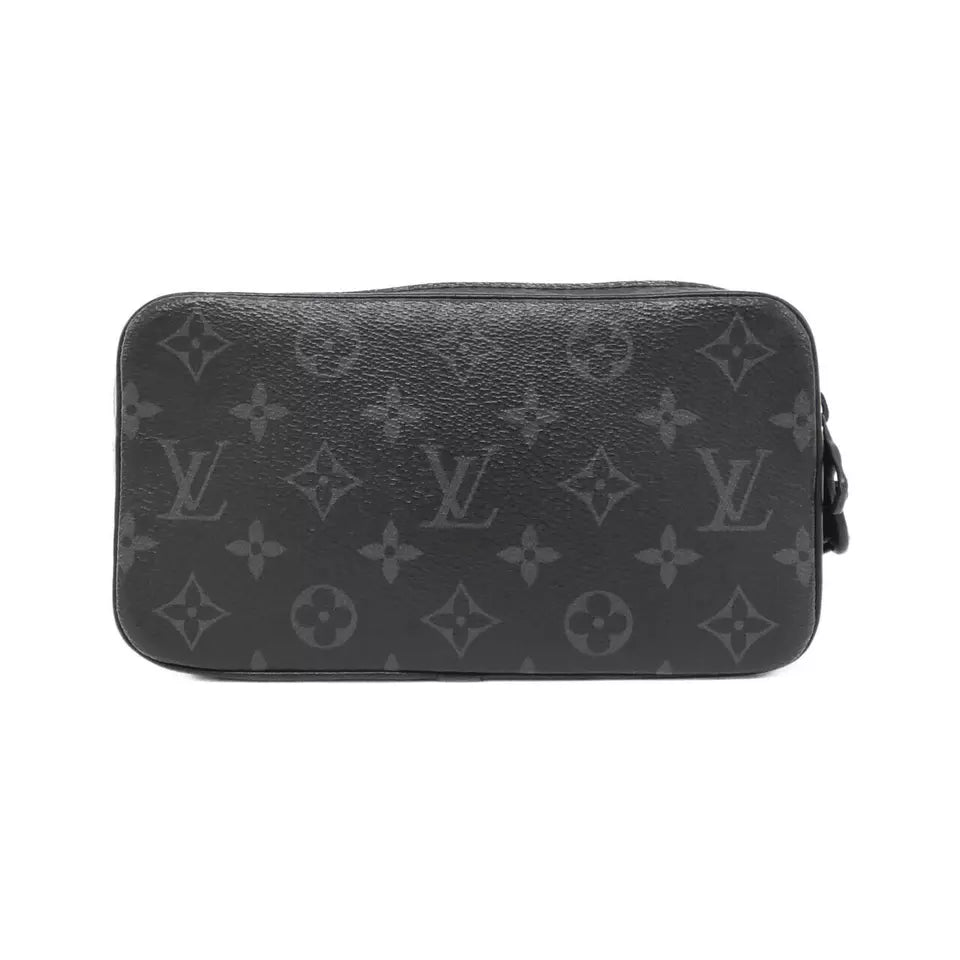 LOUIS VUITTON Monogram Eclipse Pochette Volga Clutch Bag