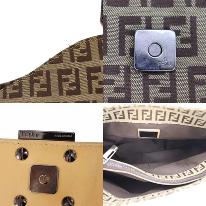 FENDI Zucca Mamma Bucket Handbag
