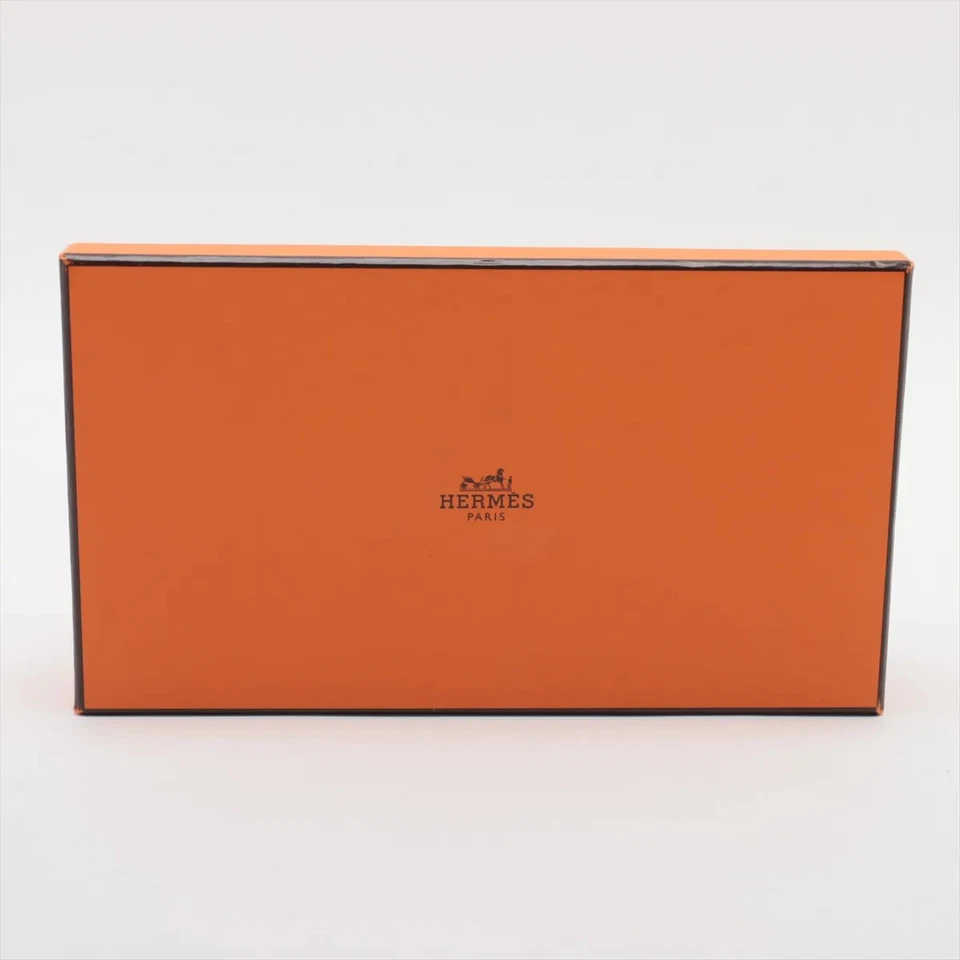 Hermès Kelly Wallet Veau Epsom Wallet Orange x Pink Silver Metal D Stamp