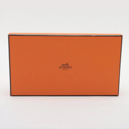 Hermès Kelly Wallet Veau Epsom Wallet Orange x Pink Silver Metal D Stamp