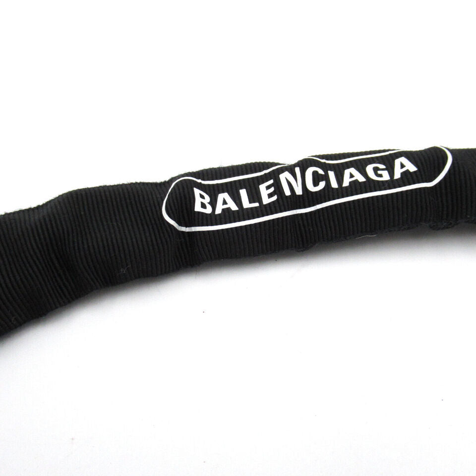 BALENCIAGA Shoulder Bag chain GHW leather Black Used Women