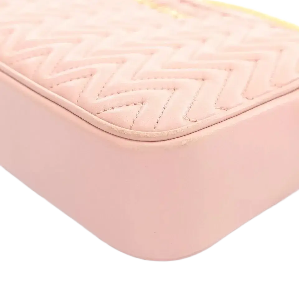 Miu Miu NAPPA IMPUNTURE Chain Shoulder Bag