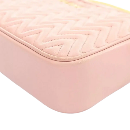 Miu Miu NAPPA IMPUNTURE Chain Shoulder Bag