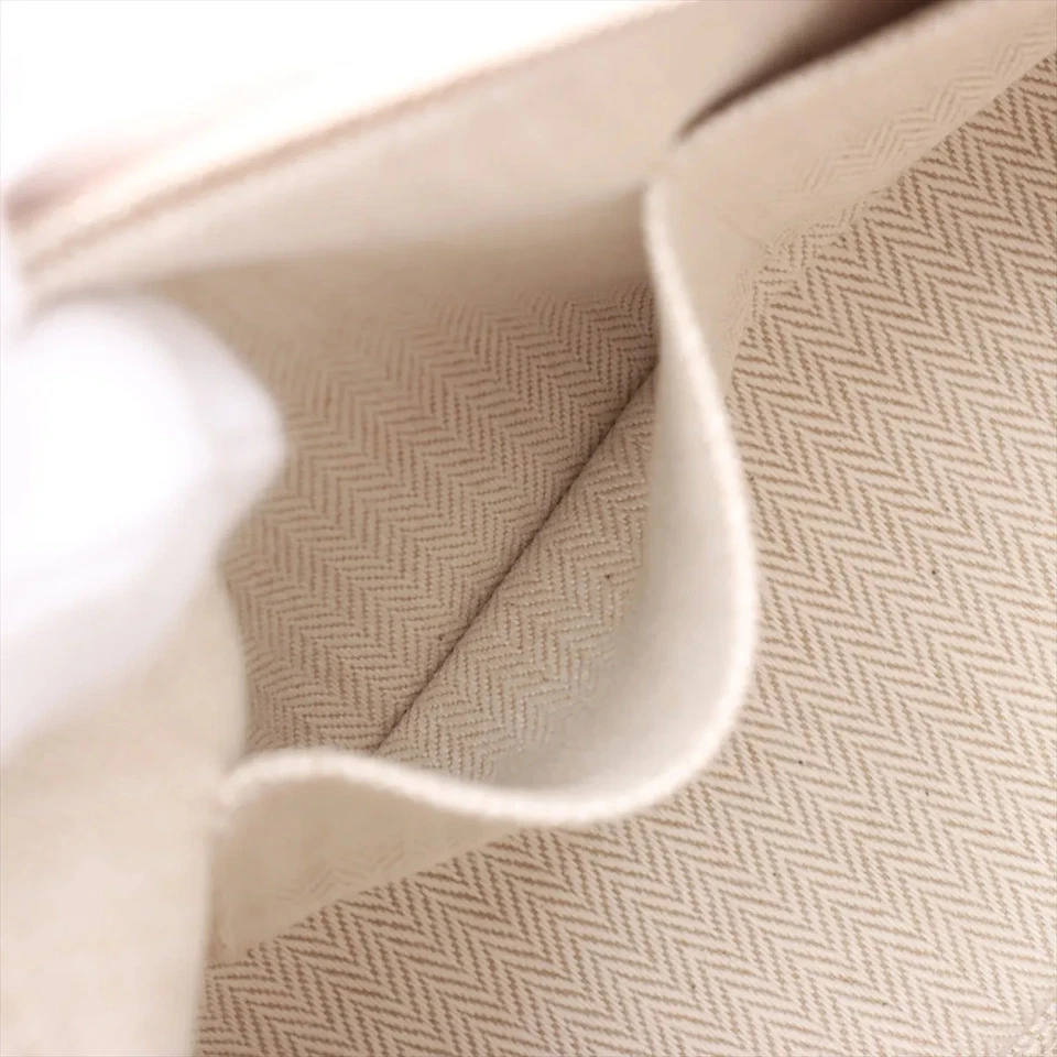 Hermès Brid-A-Brac PM Handbag in Beige Canvas with Silver-Tone Hardware