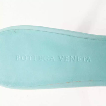 BOTTEGA VENETA Padded Matelasse Square Toe Mule Sandals