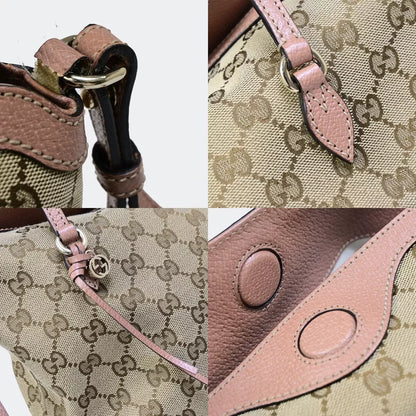 GUCCI Logo GG Pattern 2Way Shoulder Handbag