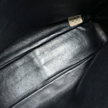 Chanel Mademoiselle Chain Shoulder Bag with Tassel in Black Lambskin