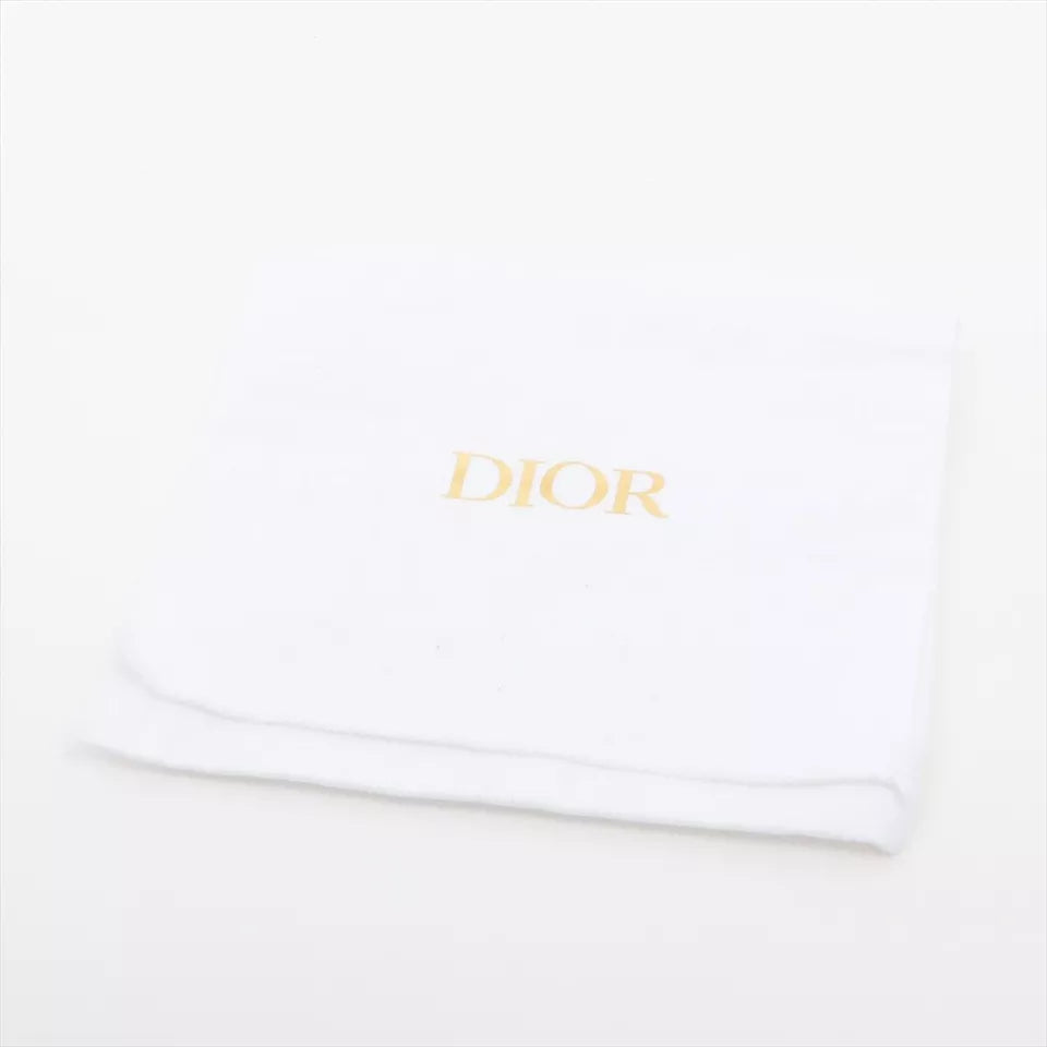 Dior Lady Dior Cannage Leather Compact Wallet