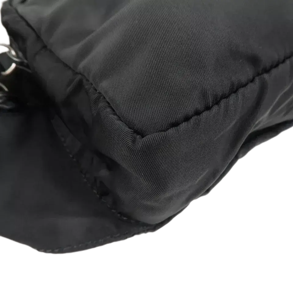 PRADA Nylon Leather Waist Bag