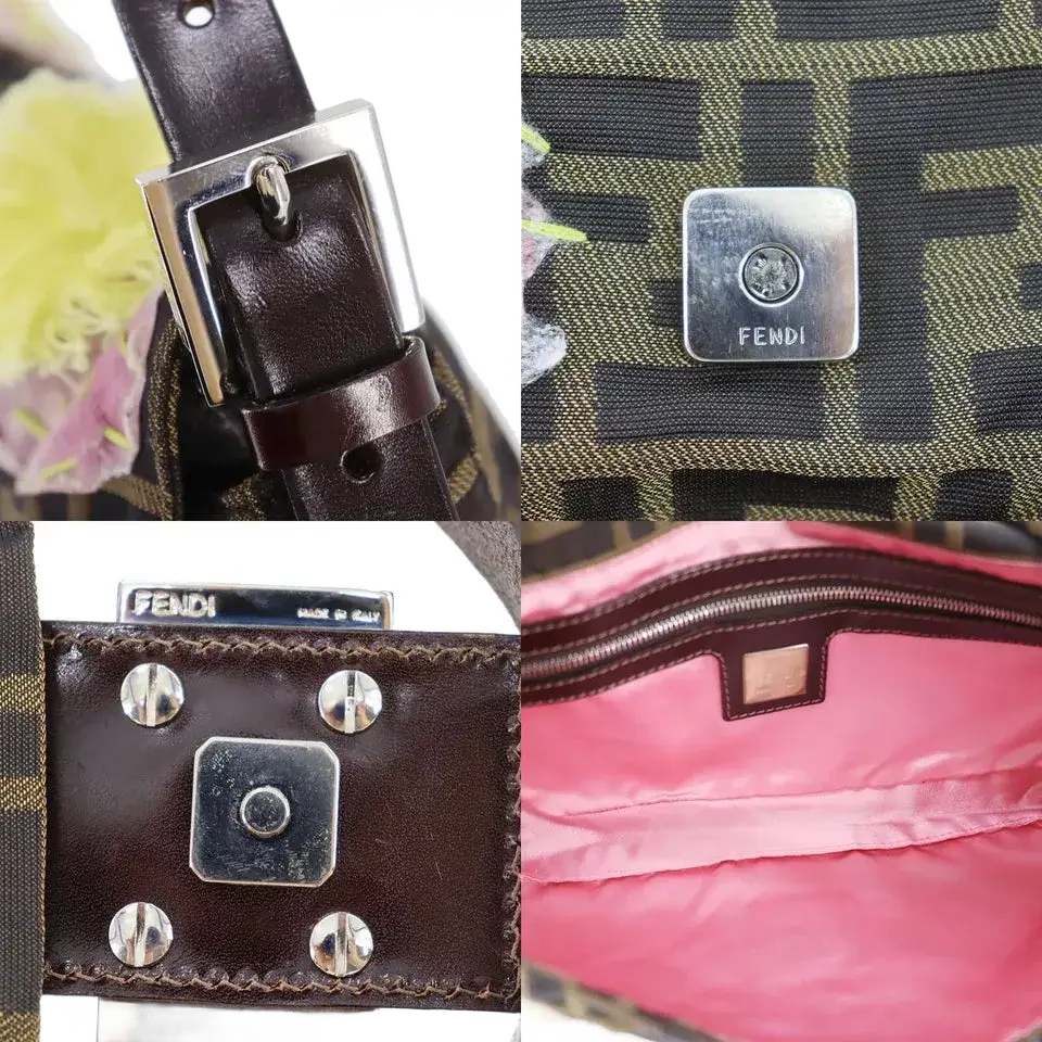 FENDI Zucca Mamma Bucket Handbag
