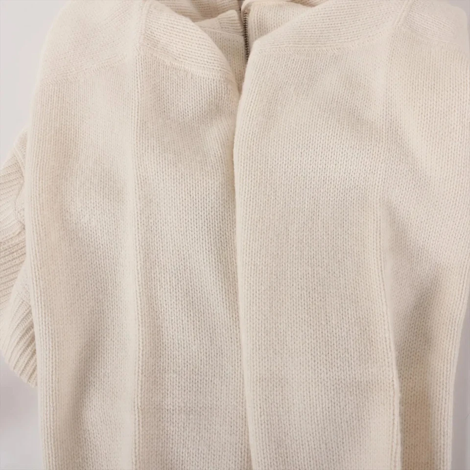 Miu Miu 22 Years Cashmere Hoodie 42 Ladies' Ivory