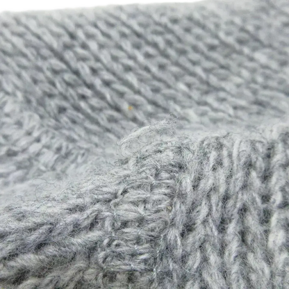 Authentic PRADA Gray Wool and Cashmere Women's Sweater