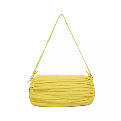 Authentic LOEWE Bracelet Pouch Shoulder Bag in Yellow Gold