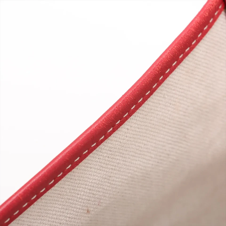 Goyard Saint Louis GM PVC x Leather Tote Bag Red