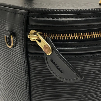 Auth LOUIS VUITTON Cannes Noir Epi Vanity Bag