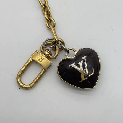 Louis Vuitton Porto Monnaie Coeur Heart Coin Case In Amarante Vernis