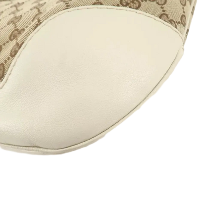 GUCCI GG Canvas Leather One Shoulder Bag