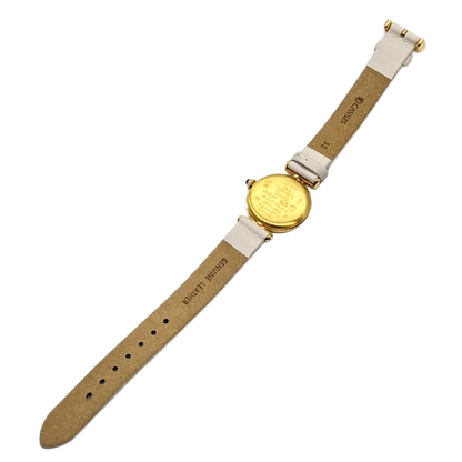 Cartier Must Colisee Roman Index Watch Wristwatch SM Women's White Dial
