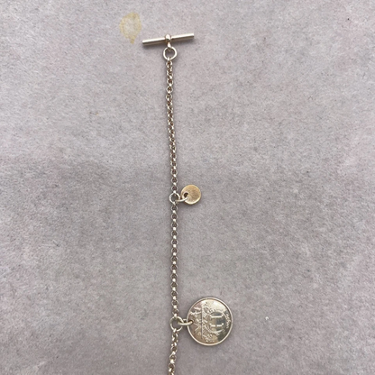 Hermès Ex Libris Breath PM Bracelet in Sterling Silver (SV925)