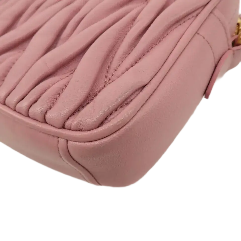 MIU MIU Matelasse Chain Shoulder Bag
