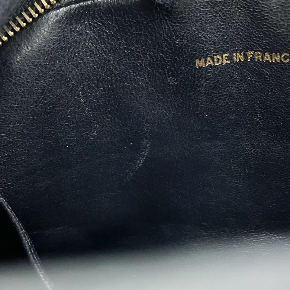 Chanel Mademoiselle Chain Shoulder Bag with Tassel in Black Lambskin