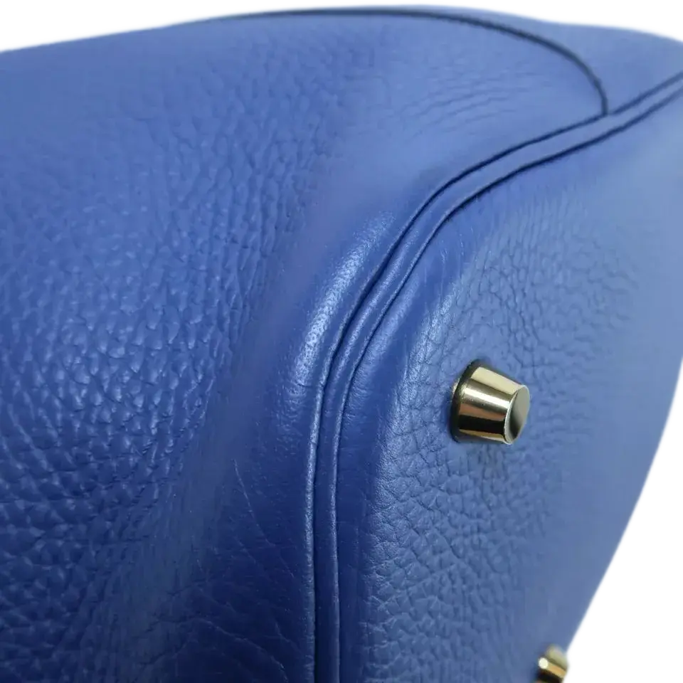 HERMES GHW Picotin GM Hand Bag