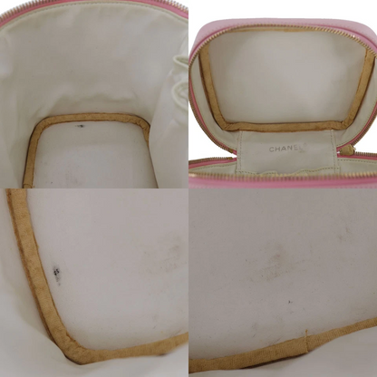 Chanel Vanity Handbag in Pink Caviar Leather (Vintage)