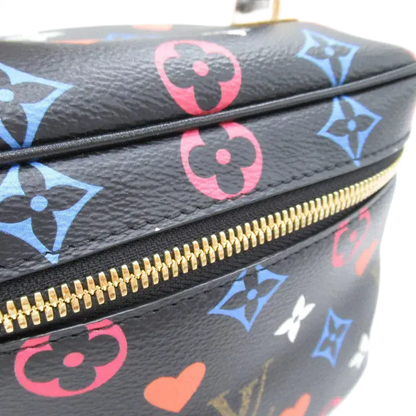 LOUIS VUITTON Vanity PM Shoulder Bag Game On Monogram Black