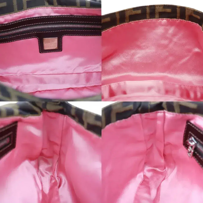 FENDI Zucca Mamma Bucket Handbag