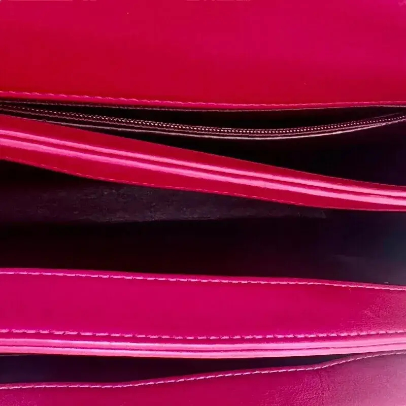 Auth CHANEL Trendy CC Top Handle Shoulder Bag Shocking Pink Calfskin